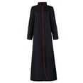 thumbnail image 1 of Penkiiy Robe de Prêtre pour Hommes en Liquidation Robe d'Halloween à Manches Longues avec Boutons Manteau de Cosplay Robe de Prêtre Noire, 1 of 9