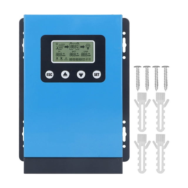 Controlador de Carga Solar MPPT Nikou 12 V 24 V 36 V 48 V 30 A