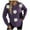 Purple, variant on Iyufng Womens Sweaters Pullover Long Sleeve Casual Flower Fall Round Neck Knitted Jumper Tops Black,L