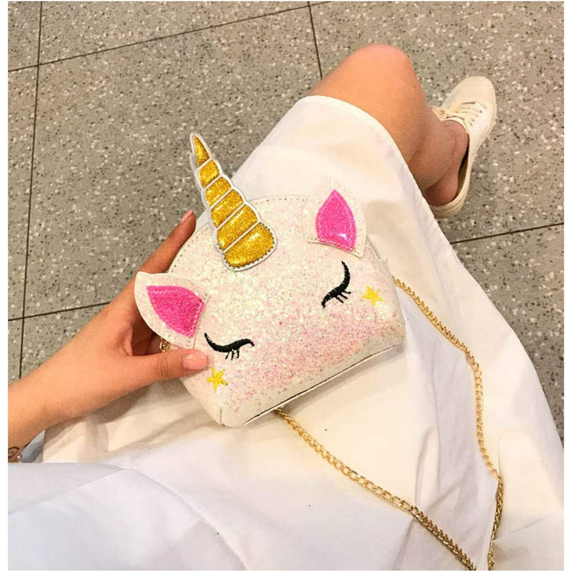 Mini Messenger Bag Small Glitter Cute Unicorn Messenger Wallet Wallet Zipper Unicorn Messenger Bag White Unicorn Messenger Bag Walmart