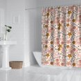 thumbnail image 2 of Breast Cancer Awareness Pink Ribbon Floral Pattern Shower Curtain 72"x84" ,Bathroom Decorative Shower Curtains Set with 12 Hooks,Modern Waterproof Washable Shower Curtain, 2 of 6
