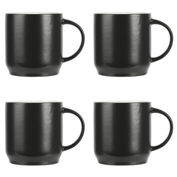 Babish 4 Pack Stoneware Stackable Mugs