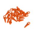 thumbnail image 3 of Boilies de pesca Cola 20 piezas soporte cebos plástico pasador bloqueo pesca naranja Pop Up Peg, 3 of 6