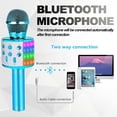 thumbnail image 2 of Toys for 3-16 Years Old Girls Gifts,Karaoke Microphone for Kids Age 4-12,Christmas Stocking Stuffers Birthday Gifts for 5 6 7 8 9 10 Years Teens Girl Boys(Blue), 2 of 6