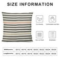 thumbnail image 5 of COMIO  Striped Pillowcases  White and Grey Stripes Pattern Printed Pillow Covers with Envelope Closure(Pillows are not Included), 5 of 5