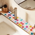 thumbnail image 2 of Yayeee Faucet Mat for Kitchen Sink 14.7" Diatomite Long Splash Guard Pad, Colorful Circles, 2 of 7