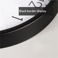 thumbnail image 3 of Reloj de pared minimalista, silencioso, de cuarzo, funciona con pilas, diseño versátil, 3 of 8