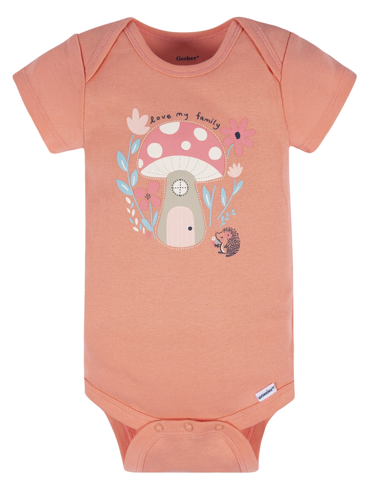 Gerber Baby Girl Bodysuit, 3-Pack, Sizes Preemie -12 Months