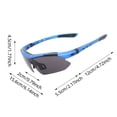 thumbnail image 2 of Gafas de ciclismo de PC con protección UV400, lentes intercambiables, ligeras y duraderas para deportes al aire libre, ciclismo, senderismo y aventuras, 2 of 7