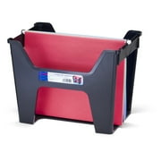 Officemate Achieva Recycled Desktop File with 5 Hanging File Folders, 12.875"W x 8.75"D x 9.625"H (09625)