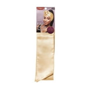 KISS - RED SILKY SATIN EDGE SCARF (GOLD)