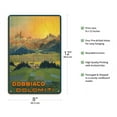 thumbnail image 2 of Dobbiaco (Toblach) - Puster Valley Italy - Paradise of the Dolomites Mountains - Vintage Travel Poster c.1920s - 8 x 12 inch Vintage Wood Art Sign, 2 of 4