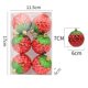 thumbnail image 2 of 6Pcs Christmas Tree Electroplating Painted Strawberry Pendant Kid Gift Xmas Decor 2.4inch, 2 of 10