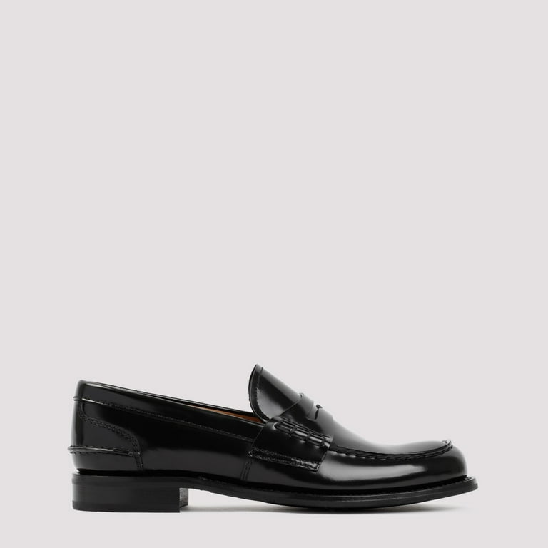 Church's Female Black Leather Pembrey Loafers Black Sizes IT 34-50 2/3