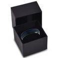 thumbnail image 2 of Tungsten Wedding Band Ring 6mm for Men Women Black Blue Off Set Line Dome Brushed Lifetime Guarantee, 2 of 4
