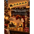 thumbnail image 6 of LED Reindeer Wall Decorations Festive Christmas Lighting for Indoor Display Arrange Deer Glowing Figures Together or Apart to Create Cozy Ambience in Bedrooms Hallways Living Areas 1 Set-A(7PCS), 6 of 9