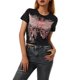 thumbnail image 1 of Blusas de verano para mujer, camiseta ajustada de manga corta con cuello redondo, ropa de calle XBTCLXEBCO short sleeve, 1 of 6