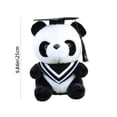 thumbnail image 3 of SPOORYYO Graduation Panda Plush Toy with Cap Cute Soft Stuffed Animal Gift for Graduates Students Keepsake, 3 of 6