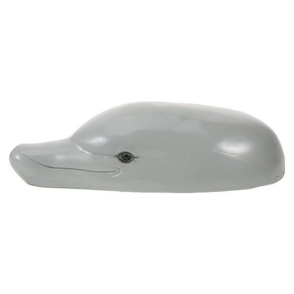 KAKOWELY Animal Garden Ornaments Dolphin Head Decor Resin for Friends 1Set
