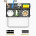 thumbnail image 6 of Kitchen Sink Caddy Organizer, Rustproof Non-Slip Soap Dish Dispenser Brush, Spon, 6 of 6