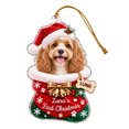 thumbnail image 2 of Christmas Acrylic Dog Ornament, 2D Flat Hanging Tree Pendant, Xmas Window Party Home Decor Use, 2 of 6