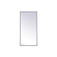 thumbnail image 1 of Elegant Decor Metal frame rectangle mirror 30 inch x 60 inch in Blue, 1 of 4