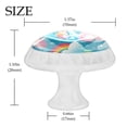 thumbnail image 4 of 4 Pcs Round White Knobs for Kitchen Cabinet Cupboard Dresser Bookcase Clouds Drawer Pulls Handles Home Decor, 4 of 8