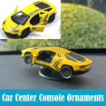 thumbnail image 1 of Sports Car Drift Rotating Ornaments Auto Dashboard Turning Racing Model Deco Car individuality Center Console Decoration Kit, 1 of 1