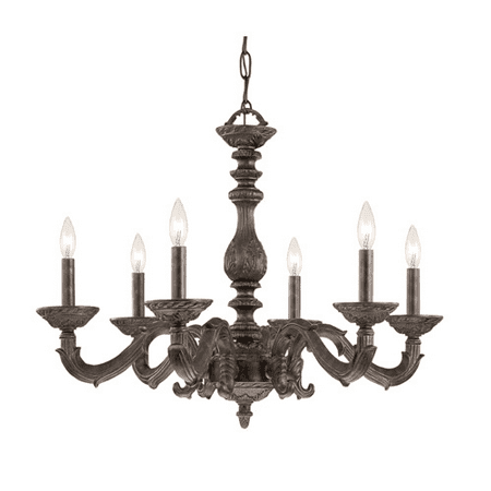 

World of Lighting WL2947 Chandeliers Venetian Bronze Wrought Iron Detroit