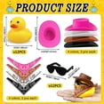thumbnail image 2 of Set de 12 Mini Cowboy Duckies HAVAGDTM con sombrero y gafas de sol color, 2 of 5