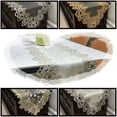 thumbnail image 3 of Nordic Lace Decoration Table Runner Triangle Long Strip Table Cloth for Tv Cabinet Vintage Wedding Table Runner with Tassel, 3 of 7
