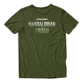 thumbnail image 2 of Star Wars The Mandalorian And Grogu Movie Logo Full Color Men's T Shirt (Military Green, S-3XL), 2 of 4