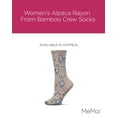 thumbnail image 2 of MeMoi Women's Alpaca Rayon From Bamboo Crew Socks - Womens - Female, 9-11, Oatmeal, 2 of 7