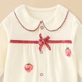 thumbnail image 6 of JFOPQVSM Newborn Baby Girl Clothes Preemie Fall Winter Floral Outfits Infant 0 3 6 12 18 Months Romper,Cute Babies Jumpsuits, 6 of 6