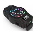 thumbnail image 2 of Mobile Phone Radiator High Temperature Air Cooling Fan USB Rechargeable External Cool Heat Dissipation Heatsink for Household Black, 2 of 7
