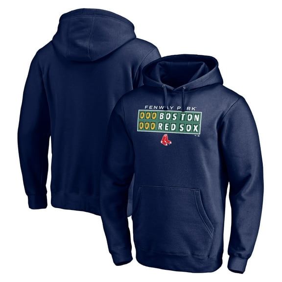 Men's Navy Boston Red Sox Team Hometown Collection Scoreboard Pullover Hoodie
