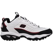 Skechers Energy Afterburn Lace-Up Sneakers, Mens Athletic Shoes with Leather and Mesh Upper