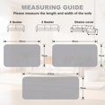 thumbnail image 2 of Topchances Velvet Couch Covers for Pets, Sofa Protector for Dogs Cats, Plush Quilted Couch Protective Cover, Pet Bed Mat Couch Cover (Light Gray, 28x70 in), 2 of 9