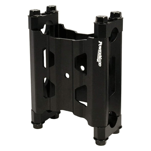 PowerMadd"Wide Pivot Riser 4"" (with clamps & bolts)", black