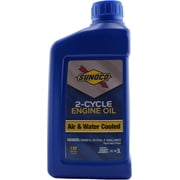 SUNOCO 721005 2-Cycle Engine Oil – 1 Quart – TC-W3 Certified – Air & Water Cooled – (Pack of 2)