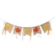 thumbnail image 2 of 1 Pieza Pancarta Individuales Calabaza Hoja de Maple Accesorio Decorativo Perfecto Con la cinta Soledad Banner de hojas de arce de calabaza, 2 of 10