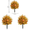 3 Pack Fall Pumpkin Topiary Trees with Stakes-22 Inch-Orange- A2, variant on 1 Pack Fall Pumpkin Topiary Trees with Stakes, 22 Inch (-Orange) | Artificial pumpkin topiary stakes with orange eucalyptus leaves for porch, pathway, garden, Halloween and Thanksgiving decor