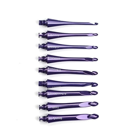 Ergonomic Crochet Hook Aluminum Handcrafted Knitting Implement