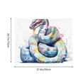 thumbnail image 6 of Kdxio Watercolor Snake Wall Hanging Tapestries Banner For Bedroom College Dorm Home Living Room Party Decor 29X37 In, 6 of 8