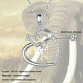 thumbnail image 2 of DPTALR Collier Pendentif Cœur Porte-Bonheur Bijoux pour Femmes, 2 of 2