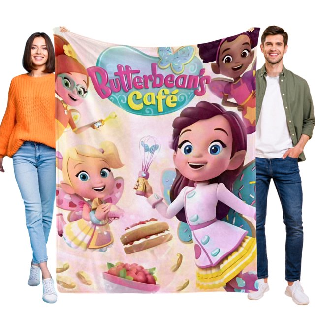 La Cafetería de Butterbean anti-pilling, suave, ligera, esponjosa y acogedora de lujo para hogar y cocina – Perfecta para niños y adultos,100X80cm