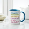 thumbnail image 4 of CafePress - Crazy Cat Lady Mugs - 11 oz Ceramic Mug - Novelty Coffee Tea Cup, 4 of 4