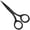 Black, variant on Utopia Care Eyebrow Scissors, Professional Stainless Steel Small Shears for Men and Women, Nose Hair Scissors for Grooming Mustache, Beard, Eyelashes, Ear Hair Trimming, Black