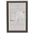 thumbnail image 6 of AARCO Products LODCC3612RBA Indoor-Outdoor Enclosed Aluminum Bulletin Board With LED Lighting, 6 of 6