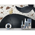 thumbnail image 3 of Muravie Big Whale and Bunny 3D Wallpaper, 3 of 3